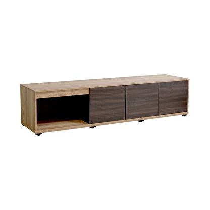 Rack para TV Salvatore 90 con 3 Puertas y Espacios de Almacenamiento