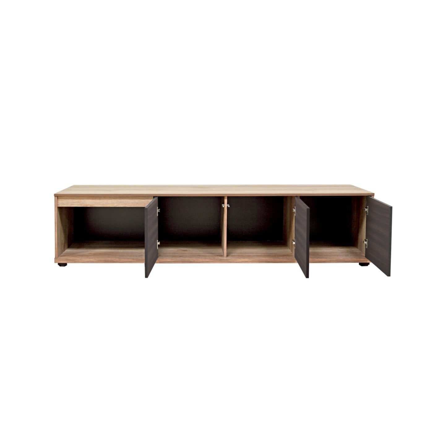 Rack para TV Salvatore 90 con 3 Puertas y Espacios de Almacenamiento