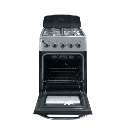 Estufa a Gas RCA 20" 4 Quemadores Color Negra RCCR26