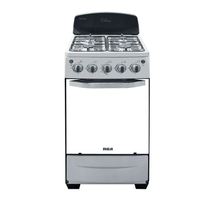 Estufa a Gas 20" 4 Quemadores Negra RCA RCCR27