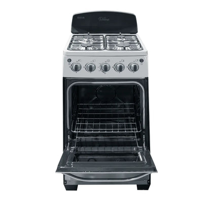 Estufa a Gas 20" 4 Quemadores Negra RCA RCCR27