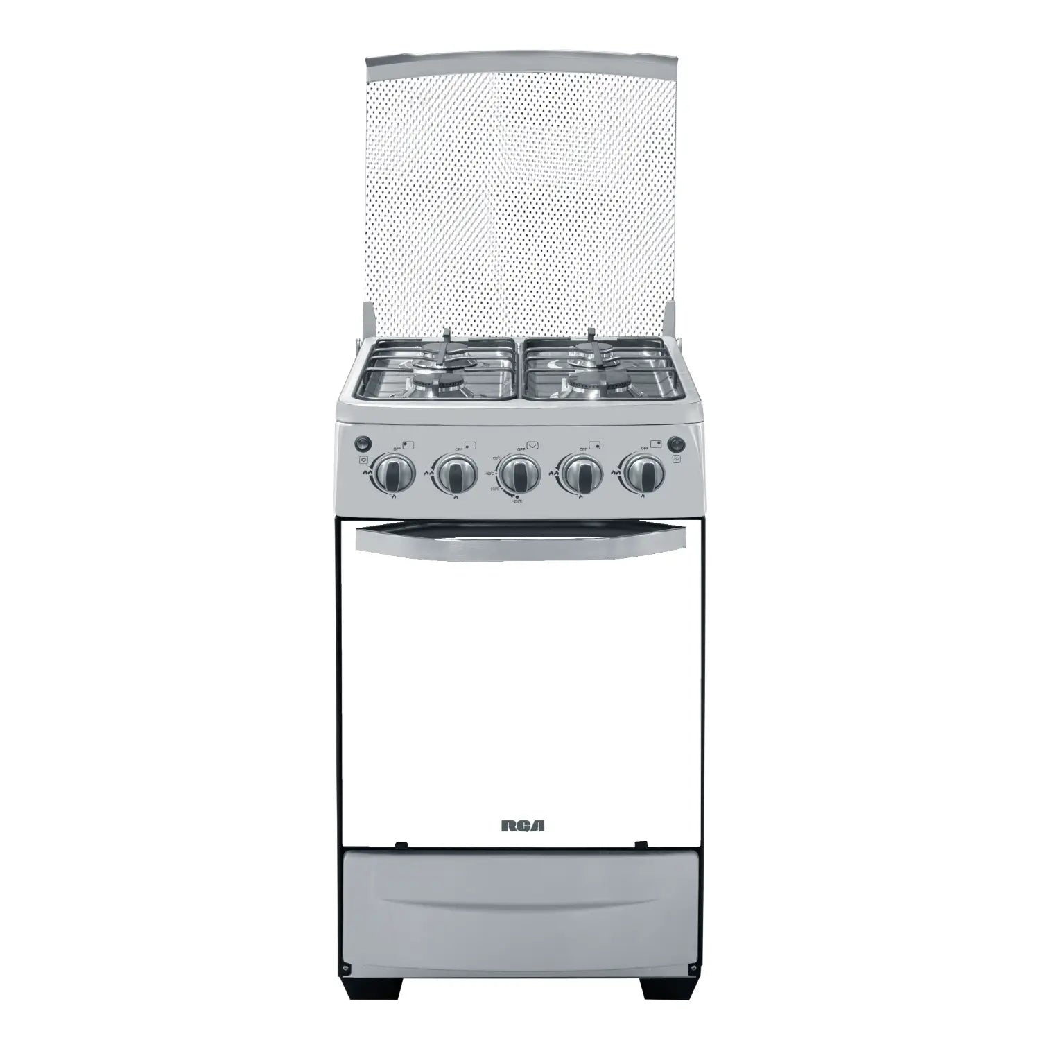 Estufa a Gas RCA 20" 4 Quemadores Acero Inoxidable RCCR28