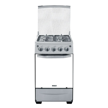 Estufa a Gas RCA 20" 4 Quemadores Acero Inoxidable RCCR28