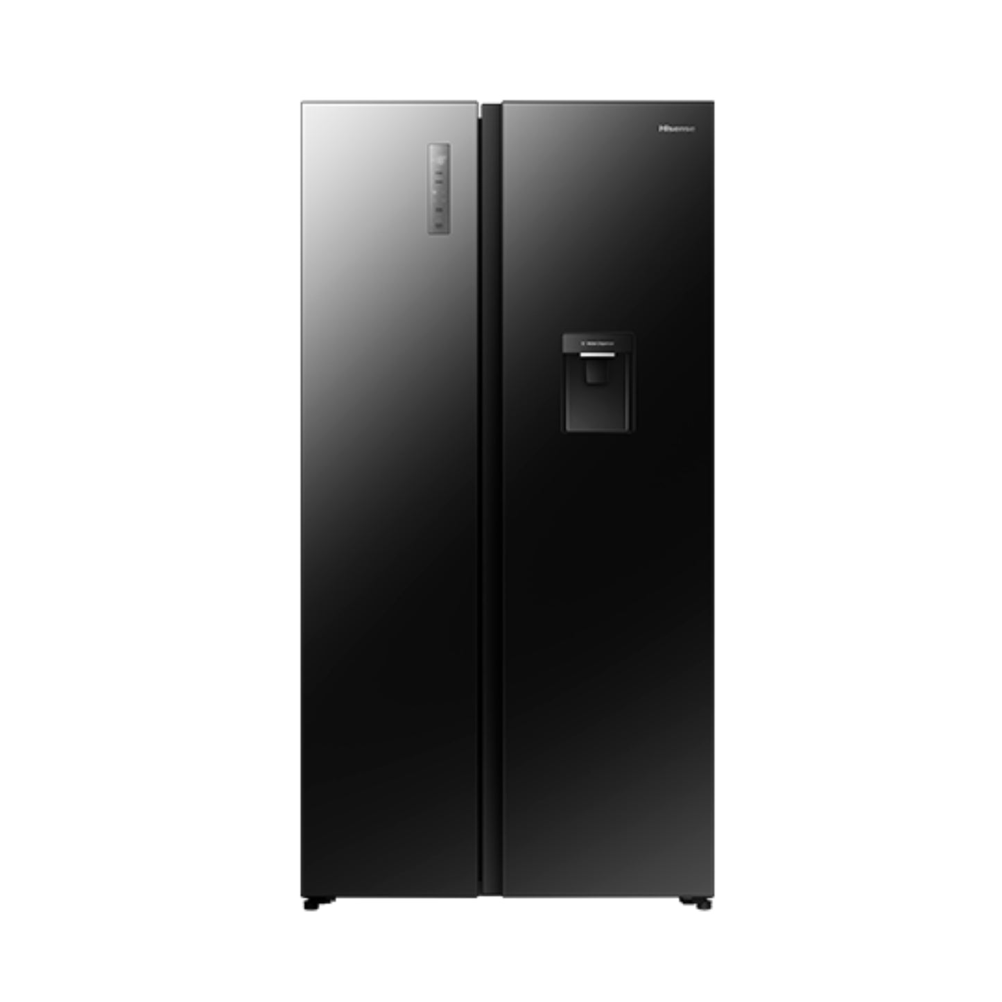 Refrigeradora Hisense Side-by-Side 19.1ft³ Inverter Black RS3P558NM1B