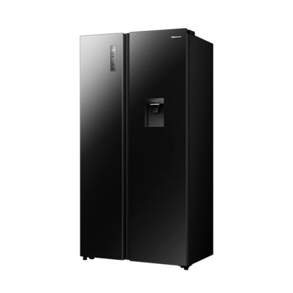 Refrigeradora Hisense Side-by-Side 19.1ft³ Inverter Black RS3P558NM1B
