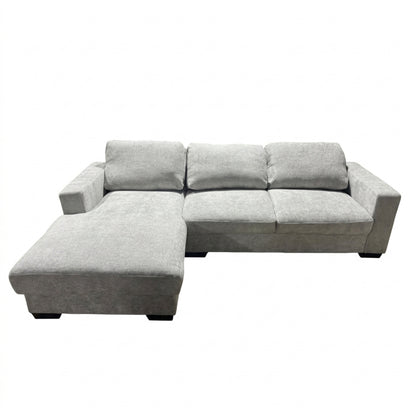 Sala Seccional Pekín Gris 2 Pzas con Chaiselongue