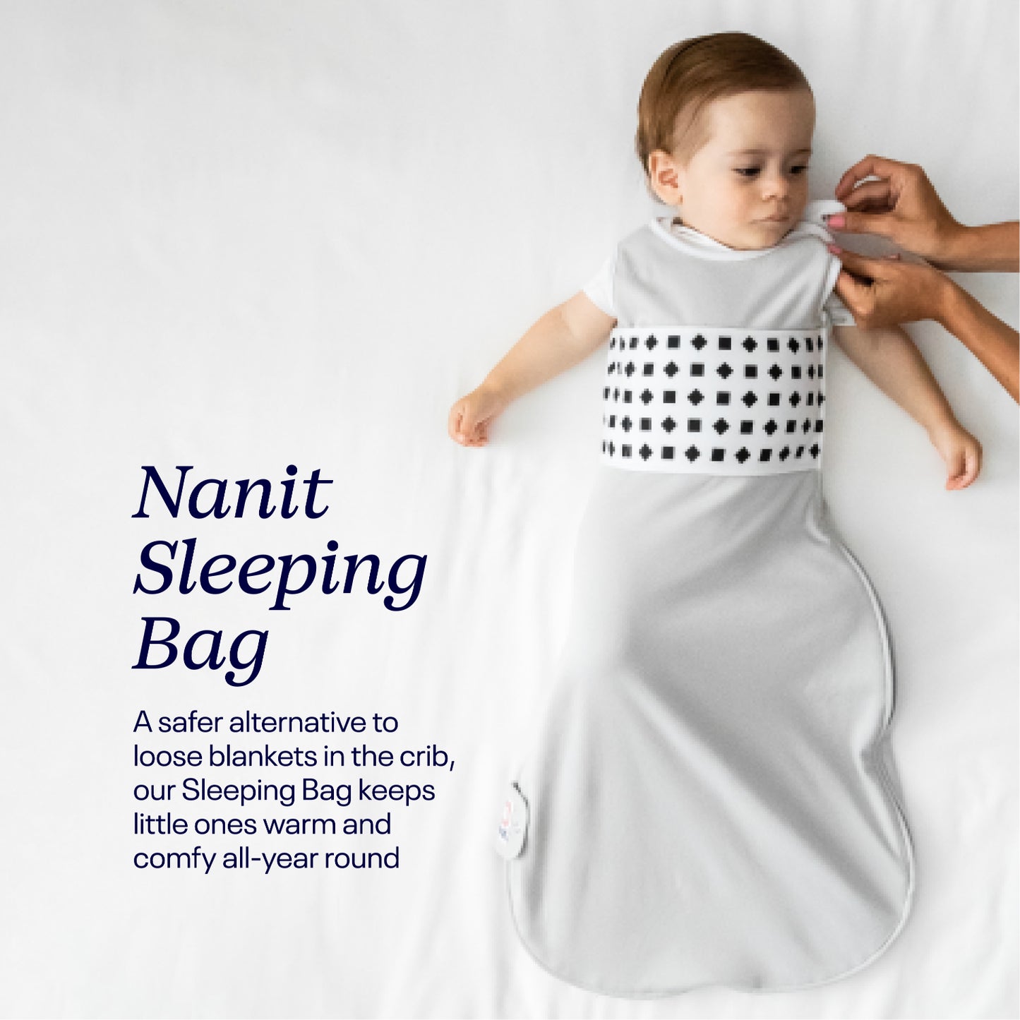 NANIT SWADDLE 1PK LARGE GRIS