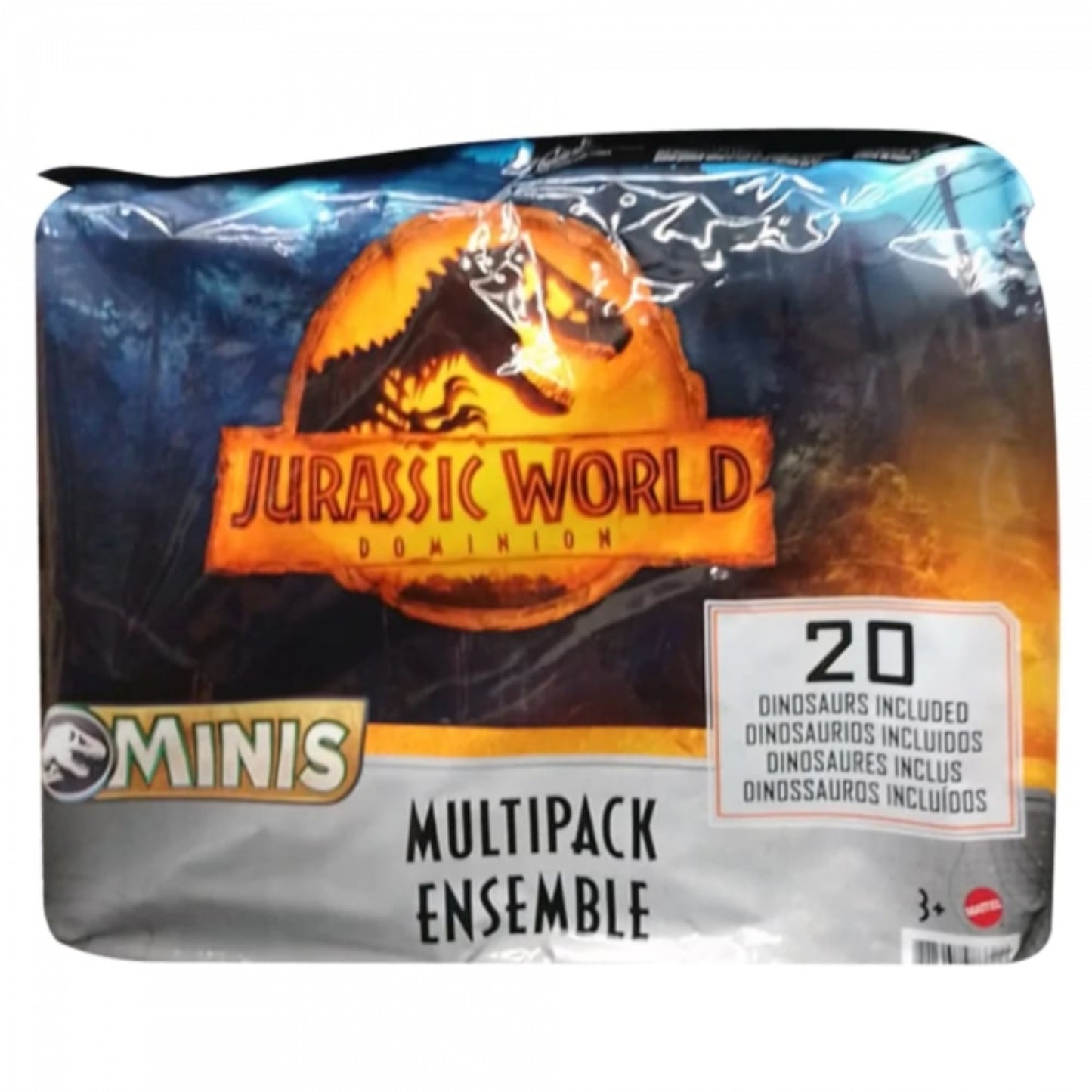 Bolsita Jurassic World con 20 figuras de dinosaurios figuras incluidas