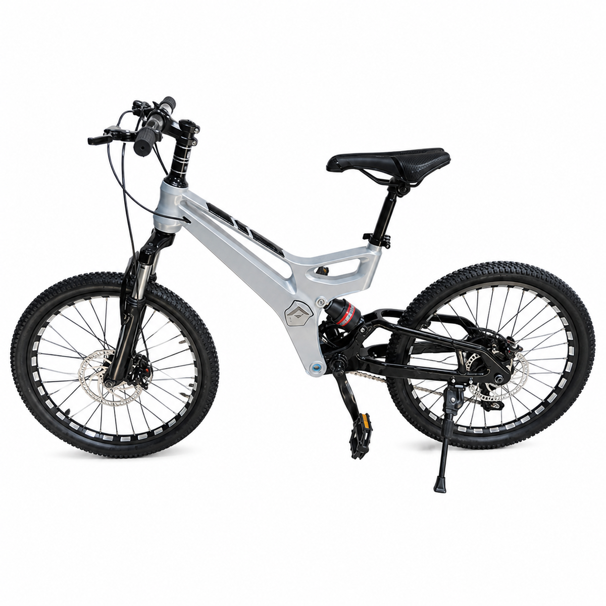 Bicicleta Forza Aro 20" Doble Suspensión Silver SDL-33P
