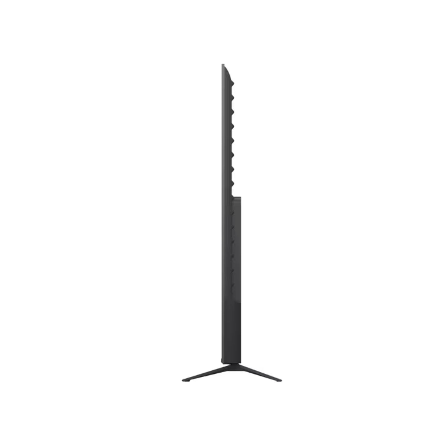 televisor LG smart negro lateral, diseño delgado y elegante