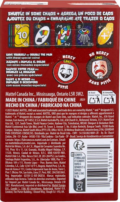UNO PAQUETE EXPANSION NO MERCY