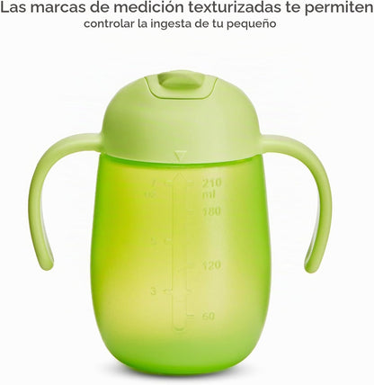 VASO ENTRENADOR SIMPLY CLEAN 7OZ VERDE