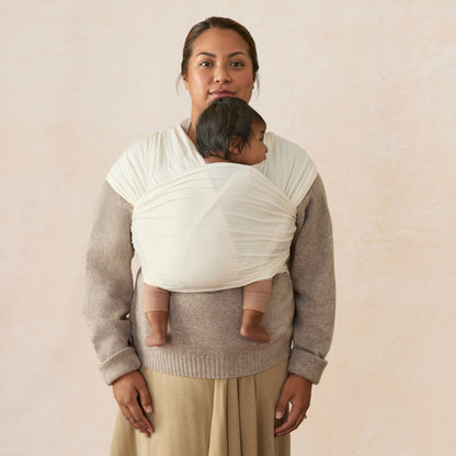 EB FULAR AURA WRAP KNIT CREMA