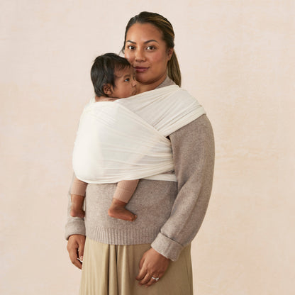 EB FULAR AURA WRAP KNIT CREMA