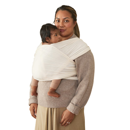 EB FULAR AURA WRAP KNIT CREMA