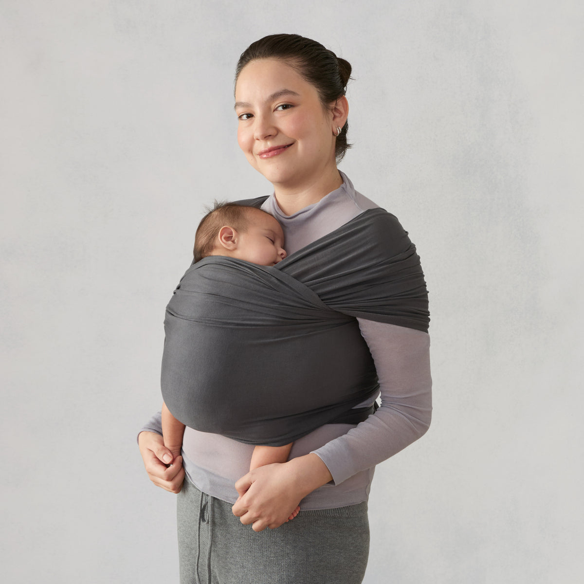 EB FULAR AURA WRAP KNIT NEGRO SUAVE