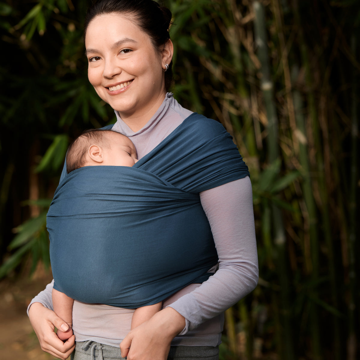 EB FULAR AURA WRAP KNIT AZUL CREPUSCULO