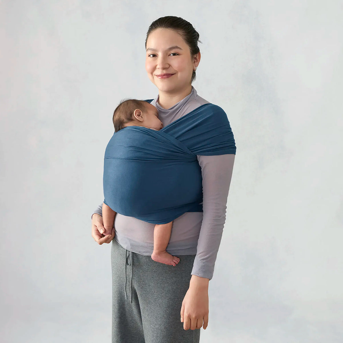 EB FULAR AURA WRAP KNIT AZUL CREPUSCULO