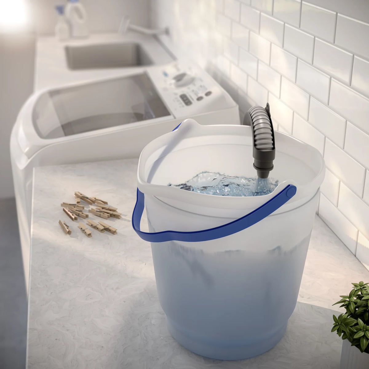 LAVADORA 17KG ESSENTIAL CARE BL