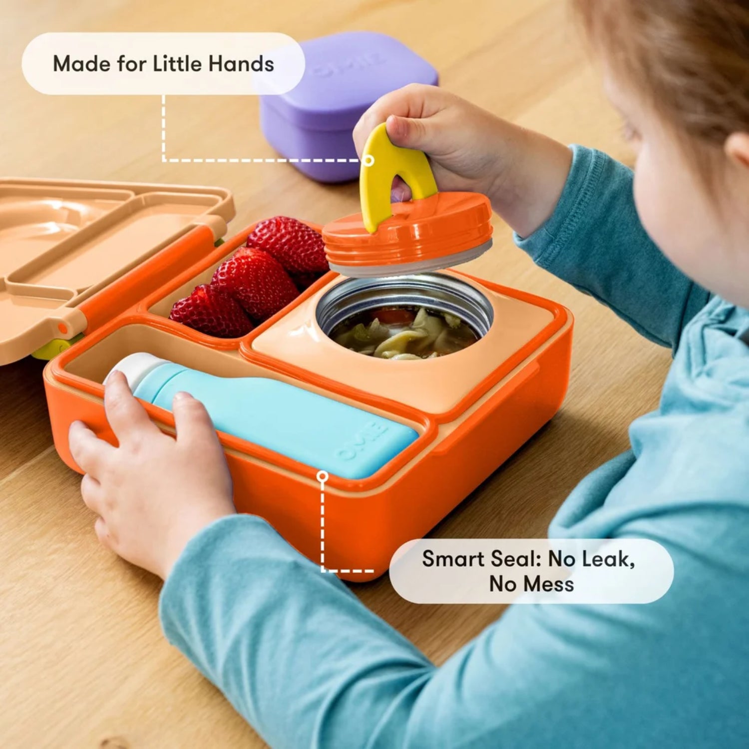 LONCHERA OMIEBOX NARANJA POPPY