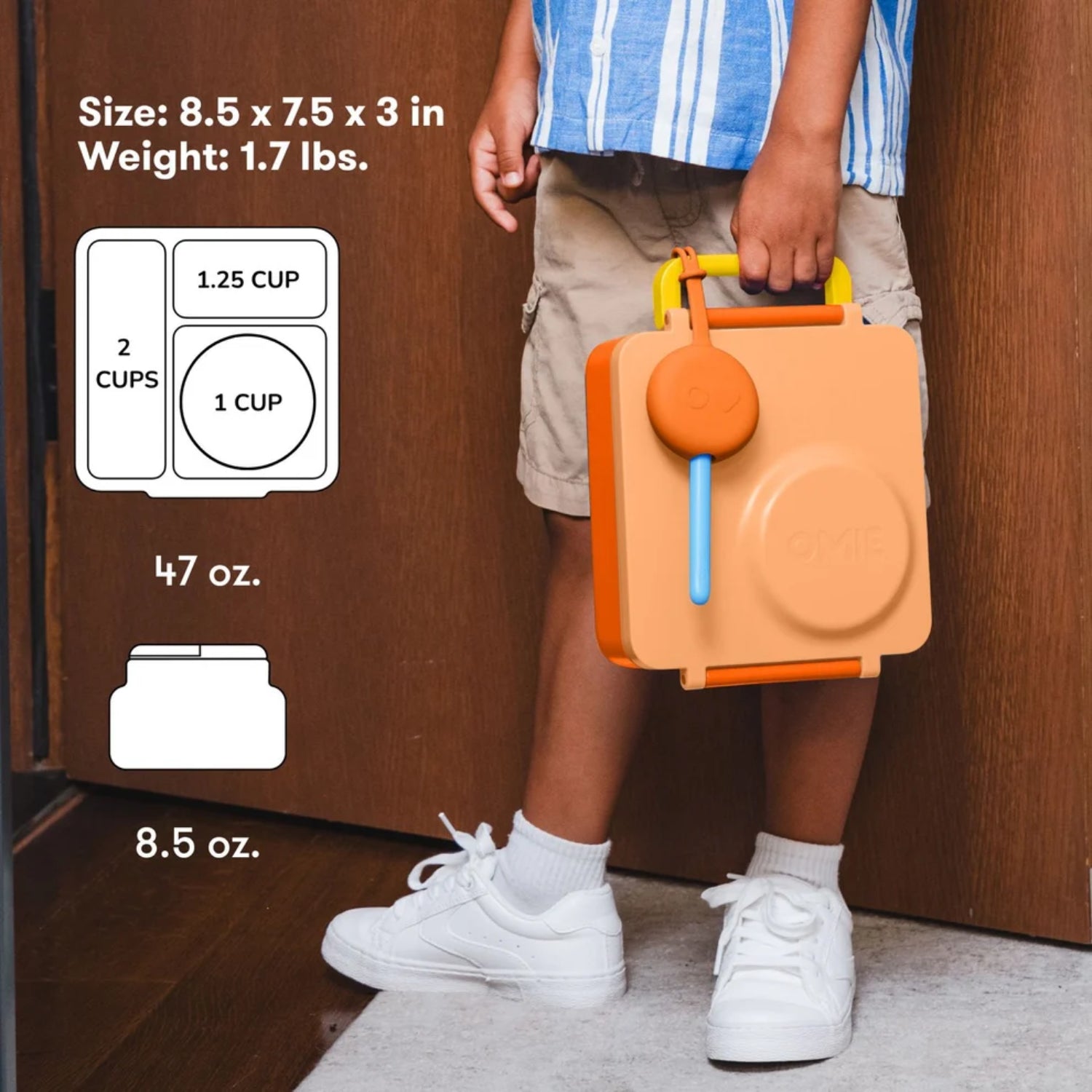 LONCHERA OMIEBOX NARANJA POPPY