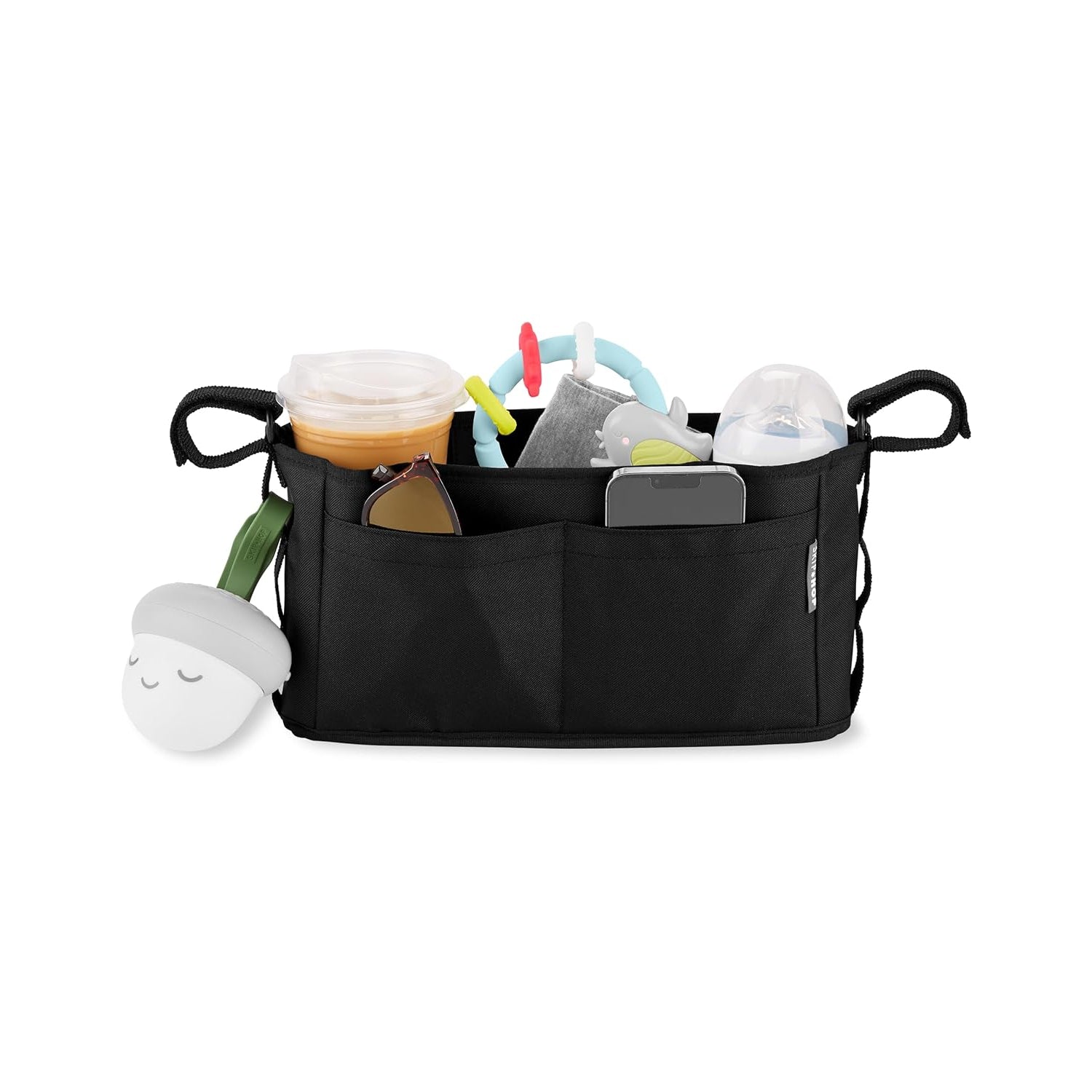 accesorios para coche bolso organizador negro con compartimentos y juguetes