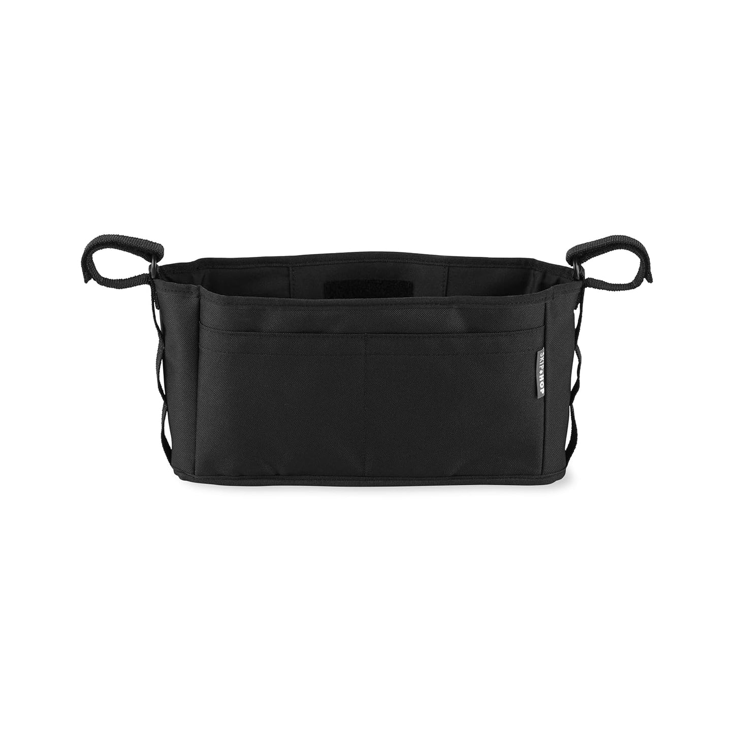 cesta negra SKIP*HOP, vista lateral, ideal para accesorios para coche