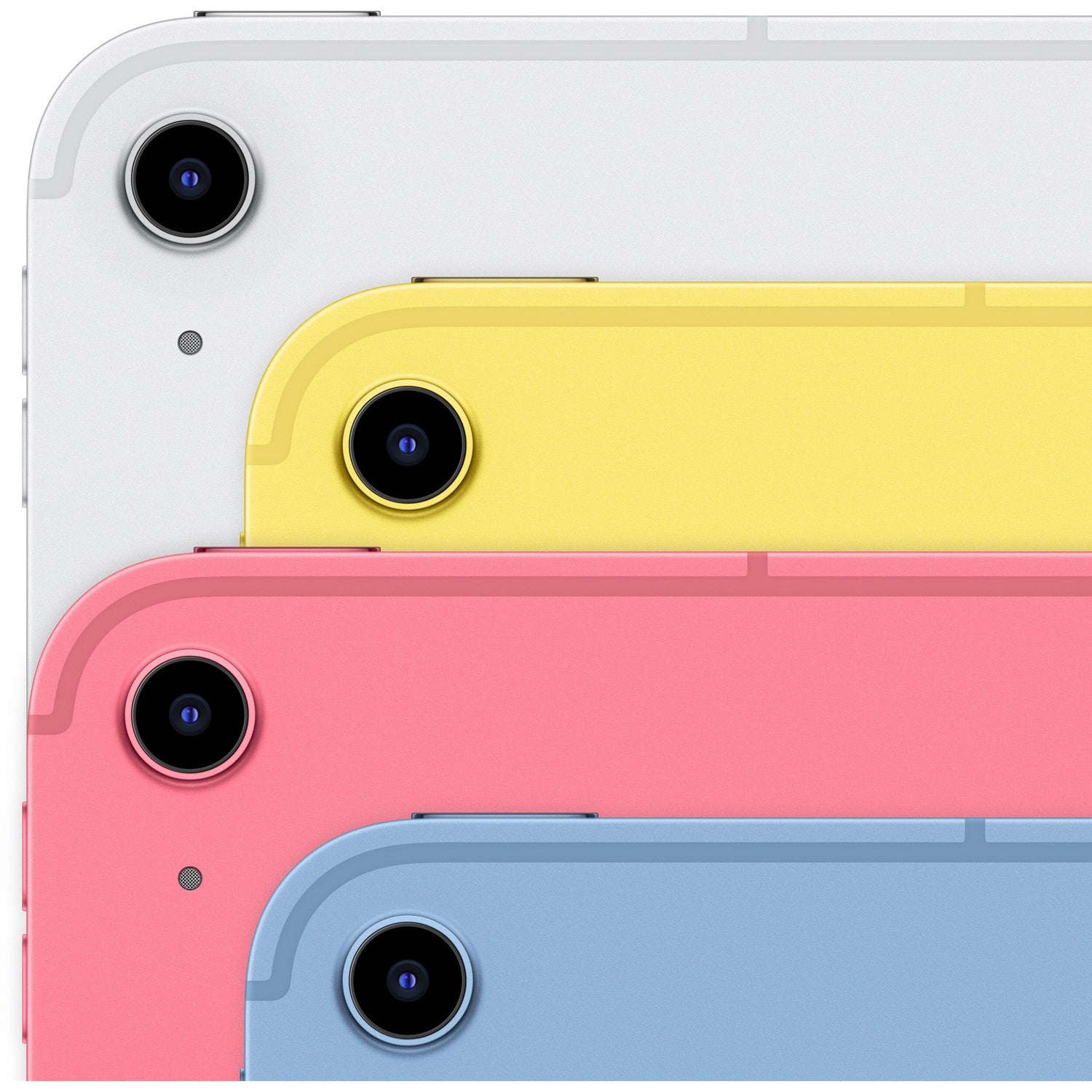 iPad Apple 11 pulgadas WiFi Cellular, vista trasera con cámaras y opciones de color