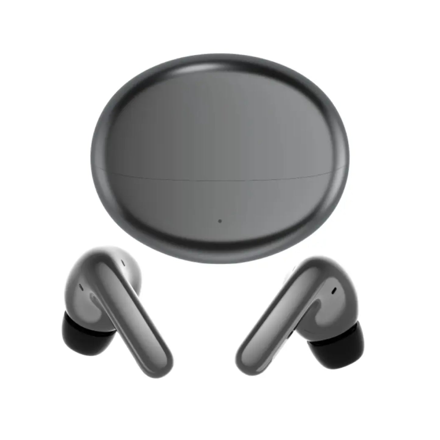 Auriculares HONOR negros con estuche, vista superior en fondo blanco