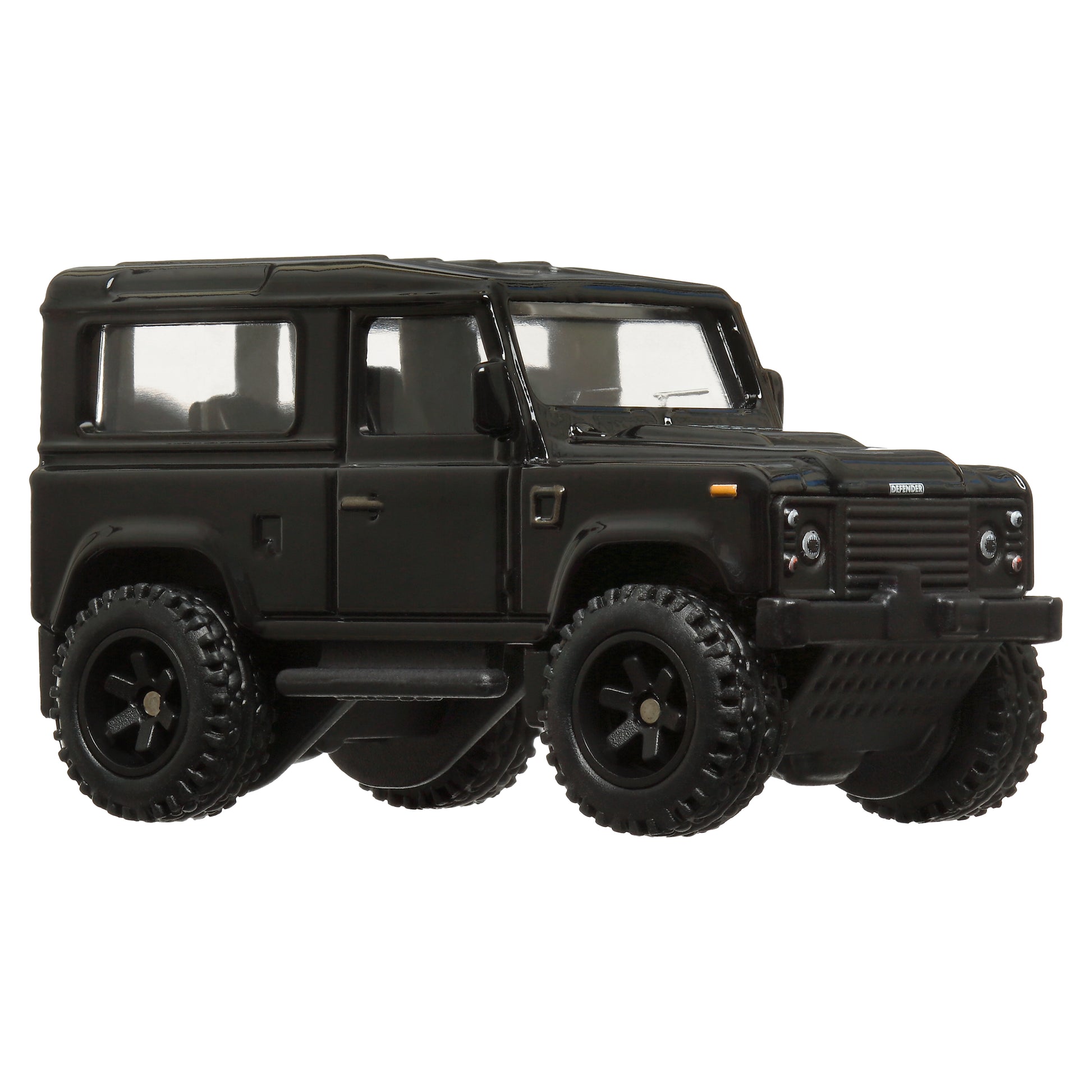 Hot Wheels SUV negro lateral, colección de vehículos a escala