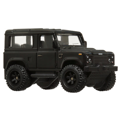 Hot Wheels SUV negro lateral, colección de vehículos a escala