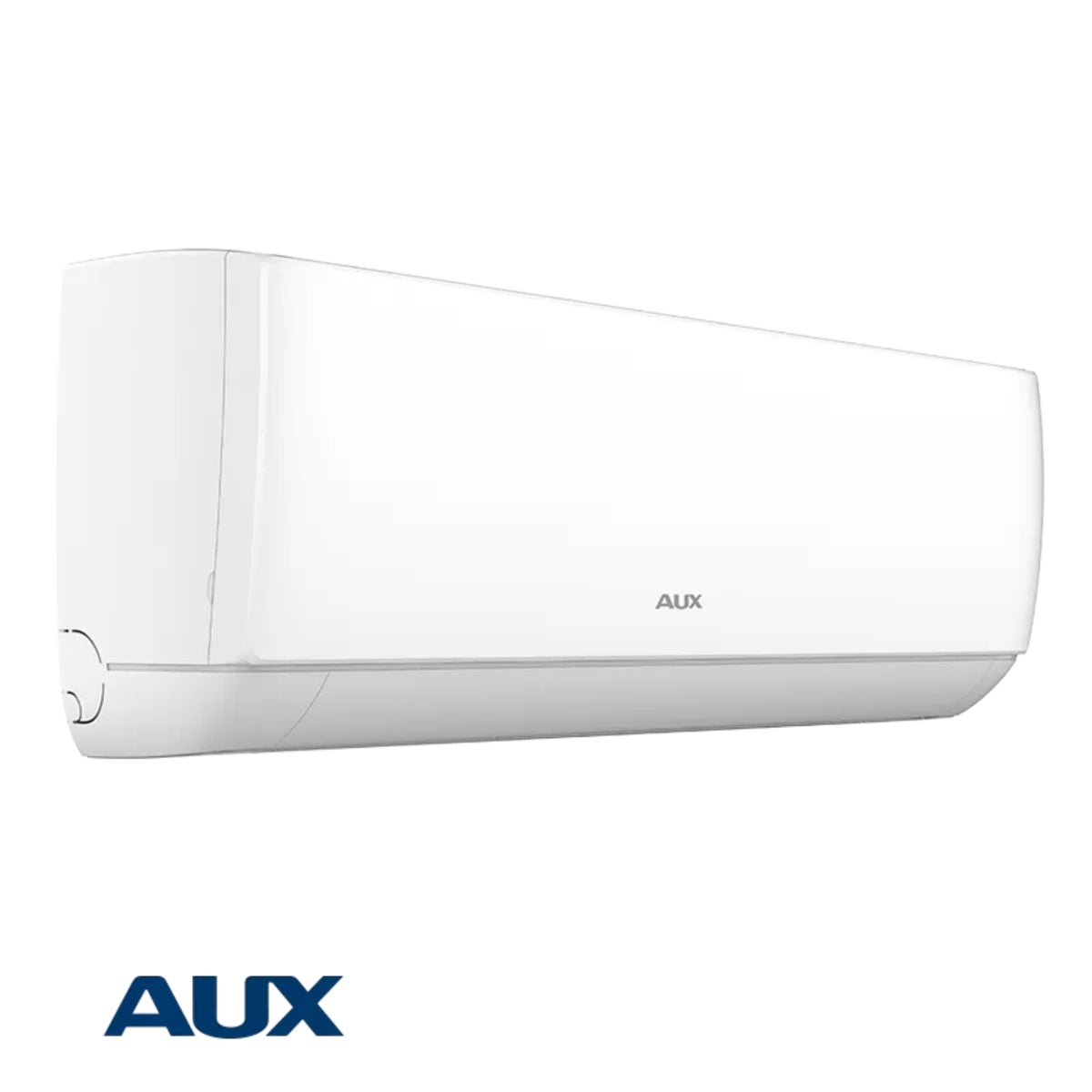 Aire acondicionado AUX blanco lateral, ideal para enfriar espacios interiores