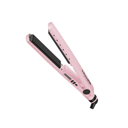Plancha alisadora BABYLISS PRO combo plancha y cepillo alisador Miami Pink con placas de cerámica