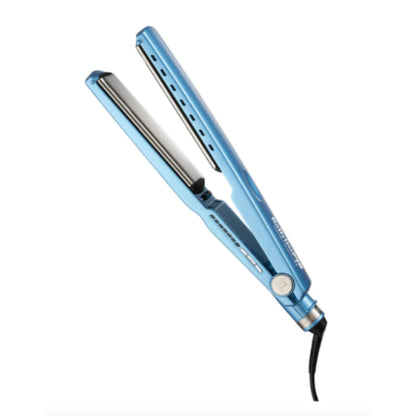Plancha azul BABYLISS PRO LL0103 plancha de pelo nano titanium con placas finas y cable giratorio profesional