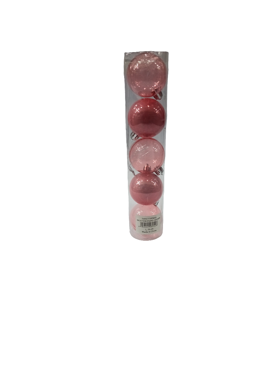 NAV. SET CILIND 5 PELOTAS 5 CM ROSADO