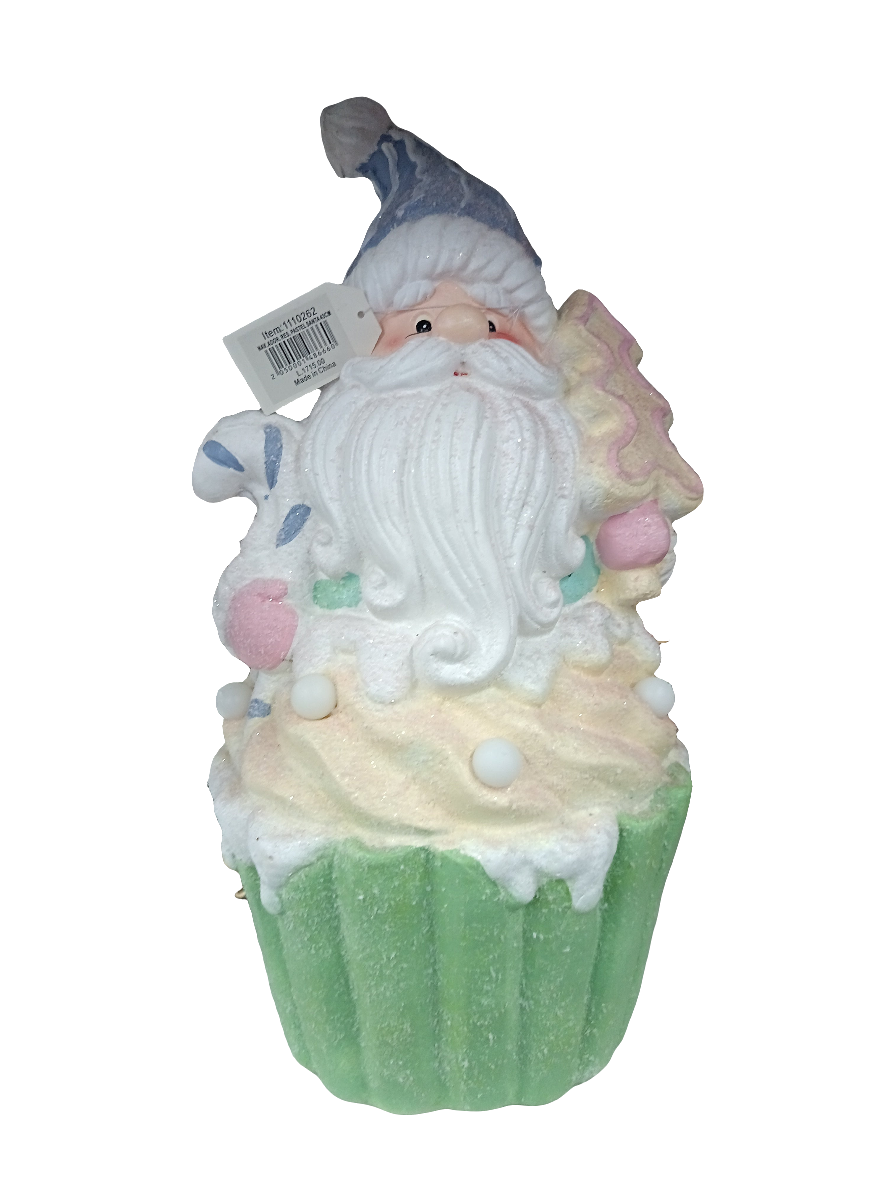 NAV. ADOR. RES. PASTEL SANTA 43CM