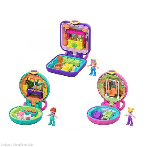 Maletín Barbie colorido con figuras y accesorios divertidos en vista abierta