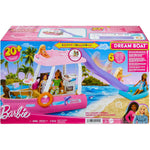 Barbie muñeca Dream Boat con resbaladilla y accesorios en playa