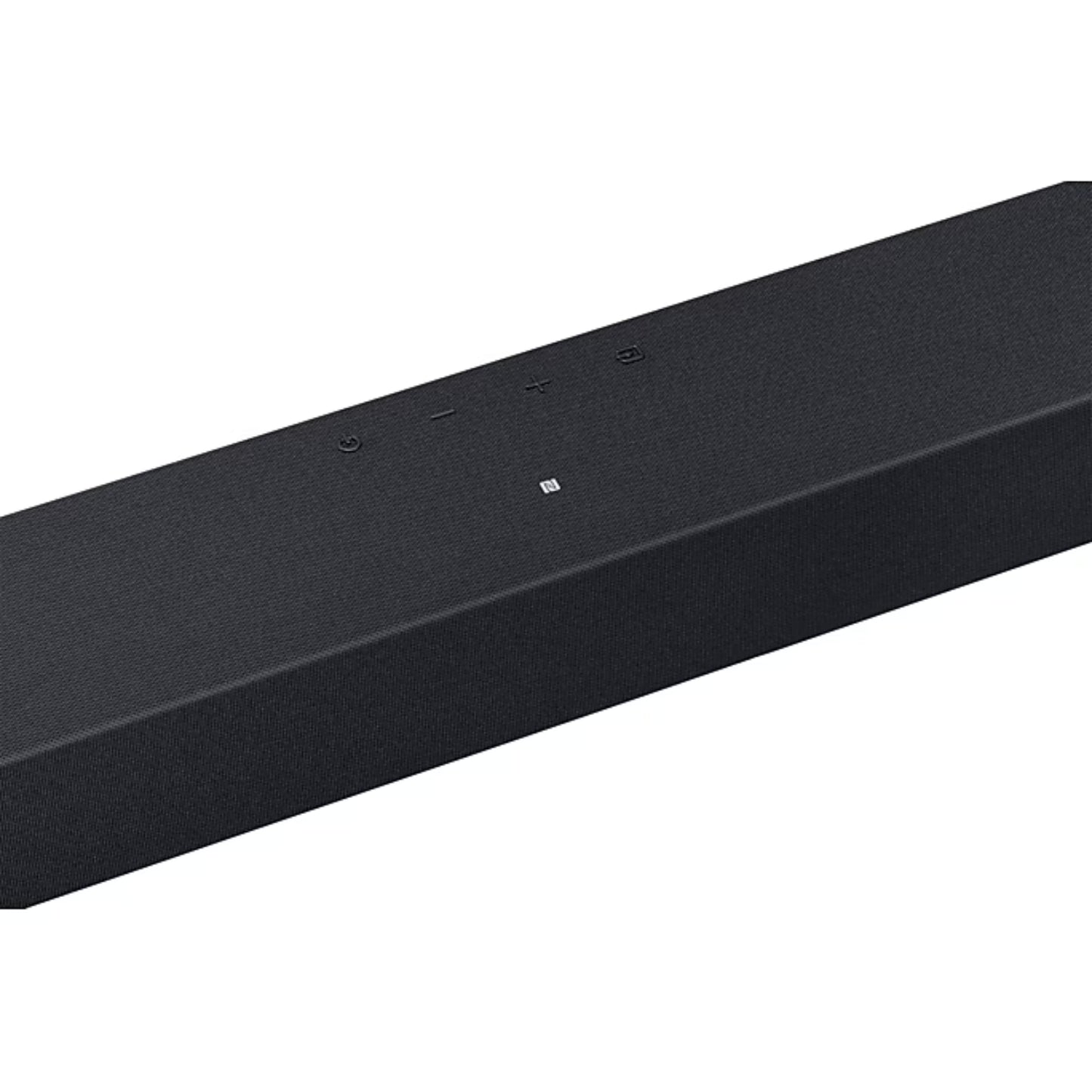 Barra de sonido 20w dolby Samsung LL05 en color negro con diseño compacto y controles táctiles