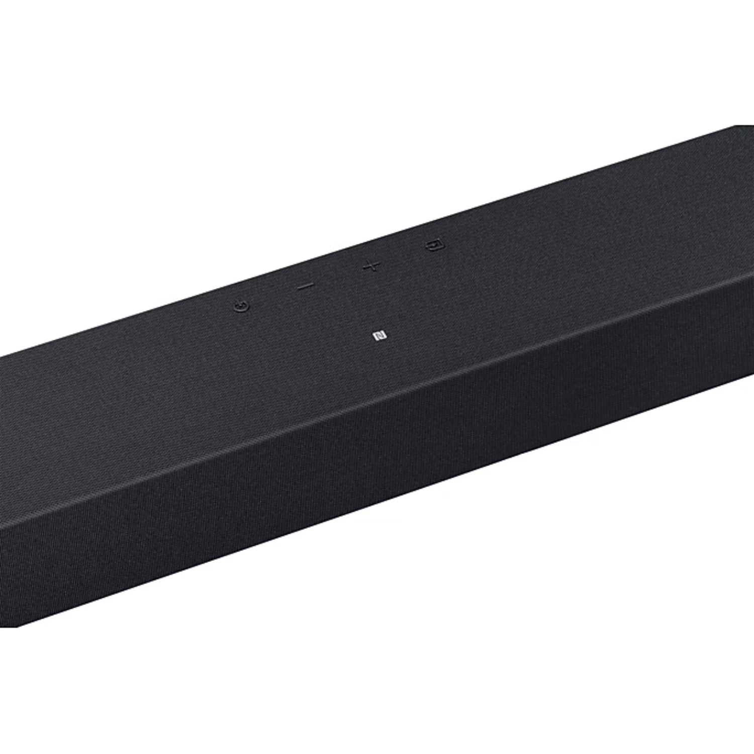 Barra de sonido 20w dolby Samsung LL05 en color negro con diseño compacto y controles táctiles