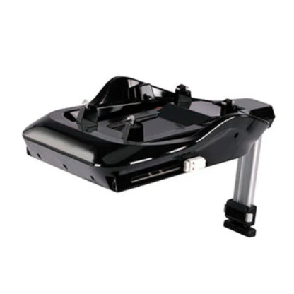Base negra para asiento de coche, vista lateral, adecuado para la instalación segura