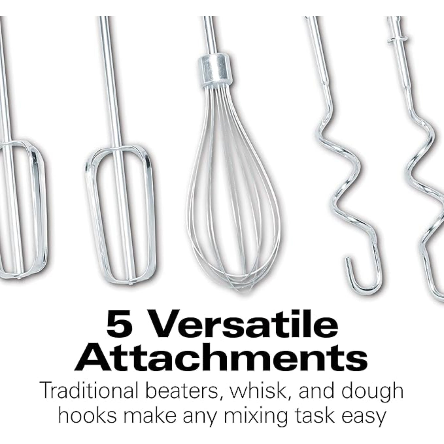 5 accesorios versátiles de batidora de pedestal acero inoxidable para mezclar fácilmente ingredientes