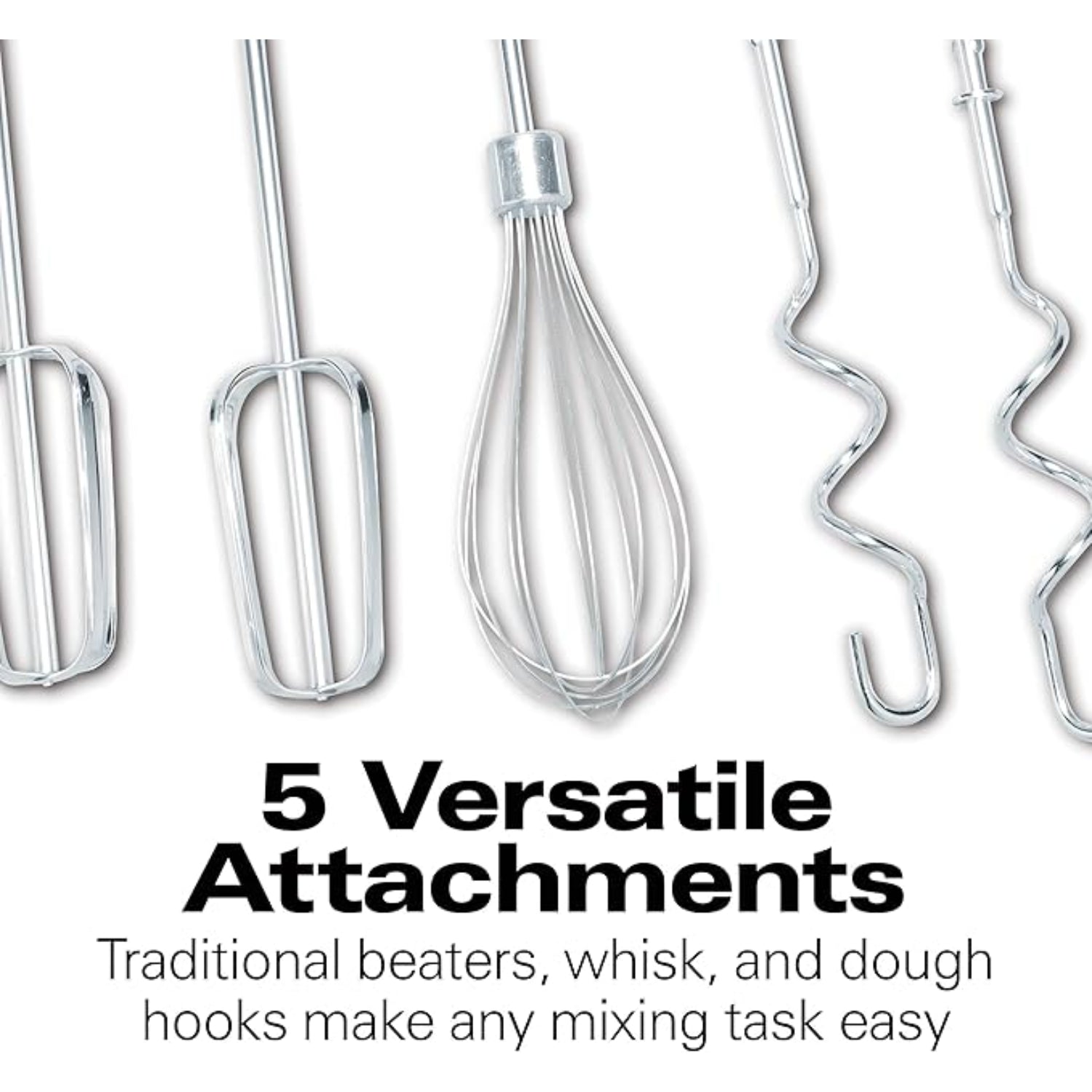 5 accesorios versátiles de batidora de pedestal acero inoxidable para mezclar fácilmente ingredientes