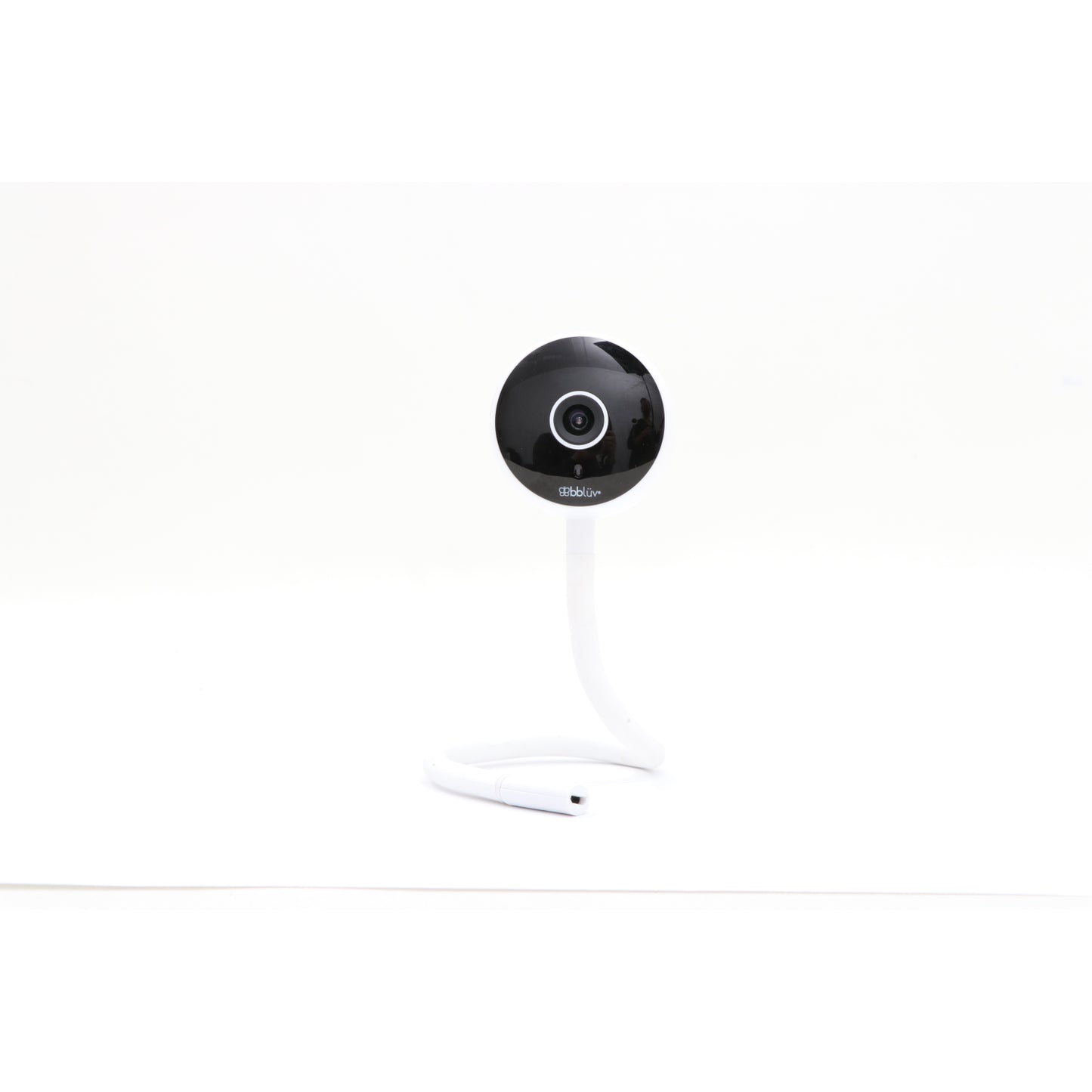 Monitor BBLUV negro con soporte flexible, vista frontal