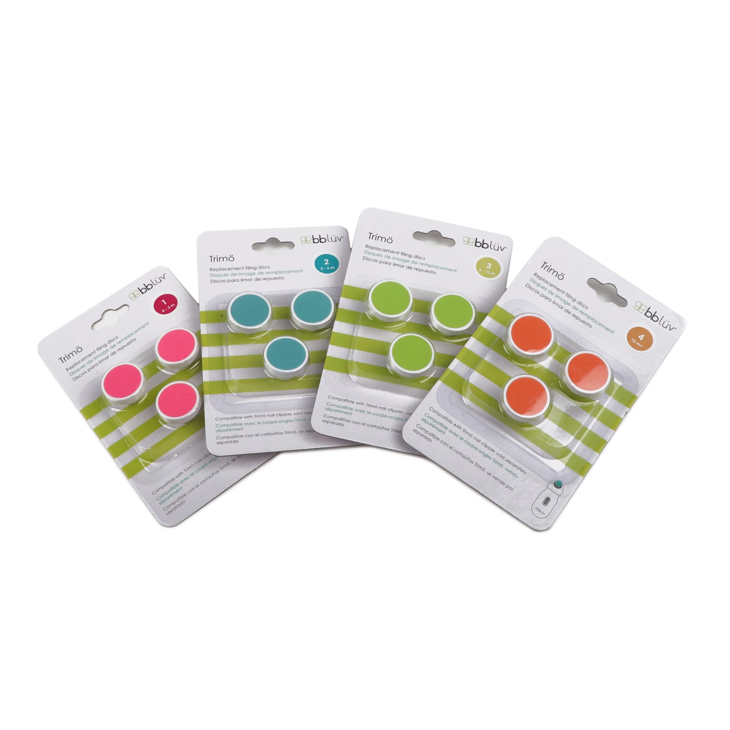 Limas de colores en paquete, herramienta de manicura BBLUV para uñas