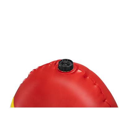 cohete rociador BESTWAY rojo, vista superior, ideal para juegos de agua
