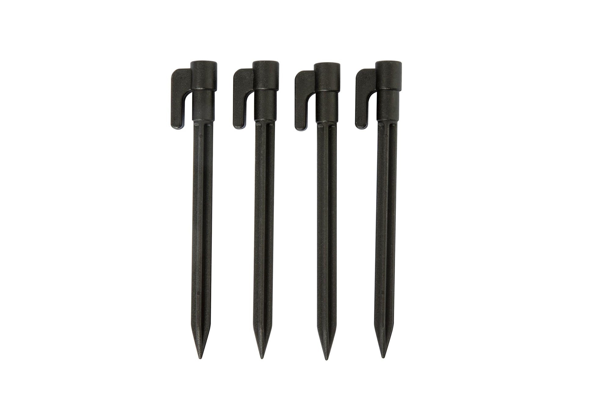 estacas negras Bestway, juego de cuatro, para anclar juguete acuático de jardín Bestway