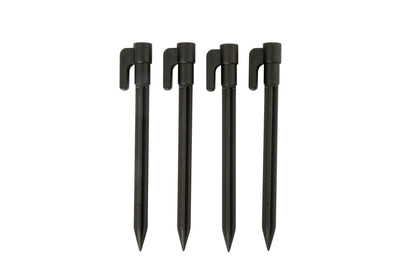 estacas negras Bestway, juego de cuatro, para anclar juguete acuático de jardín Bestway
