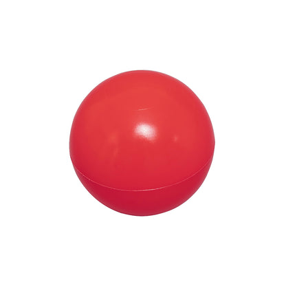 pelotas de colores para piscina roja, vista frontal
