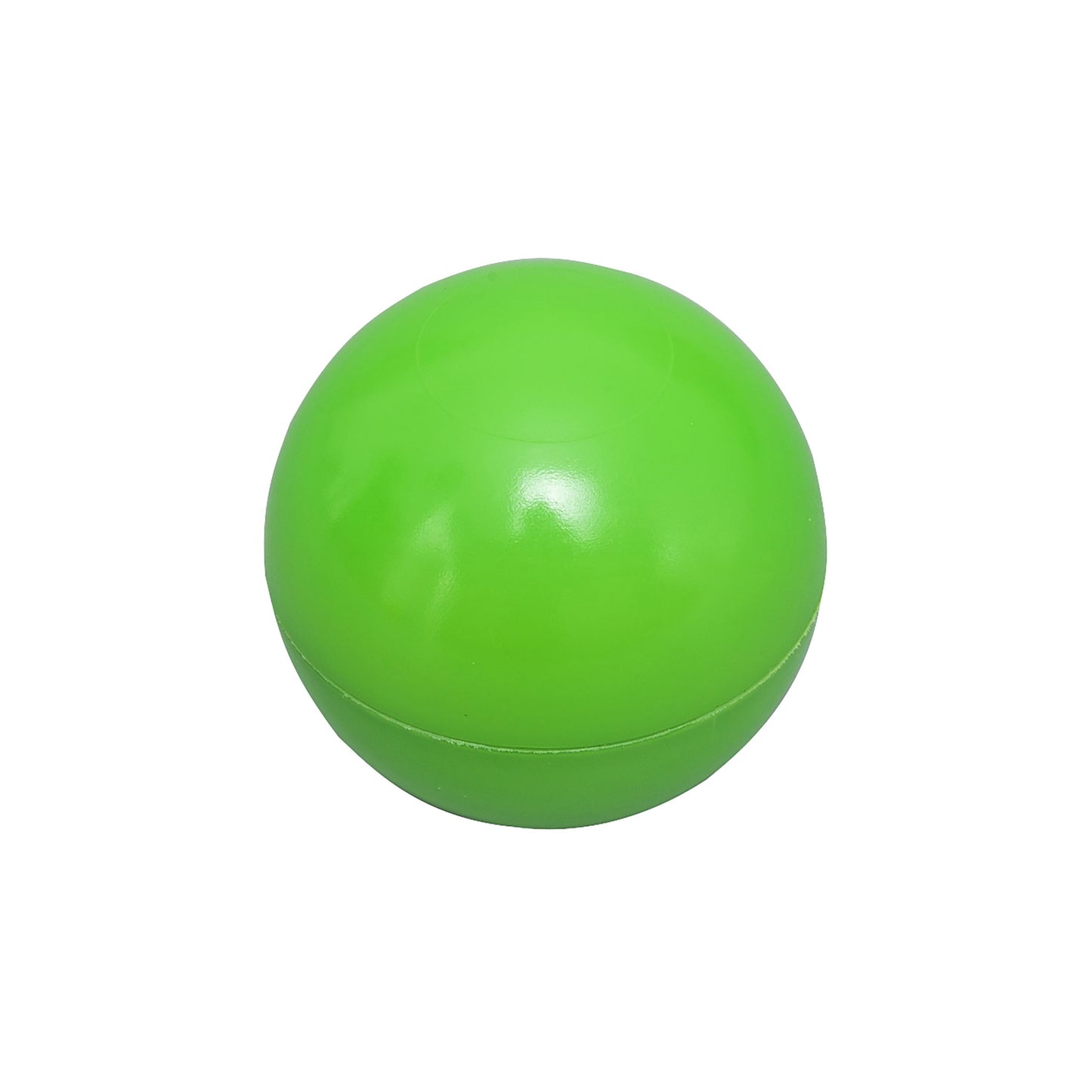 Pelota verde para piscina, vista superior, ideal para juegos en el agua